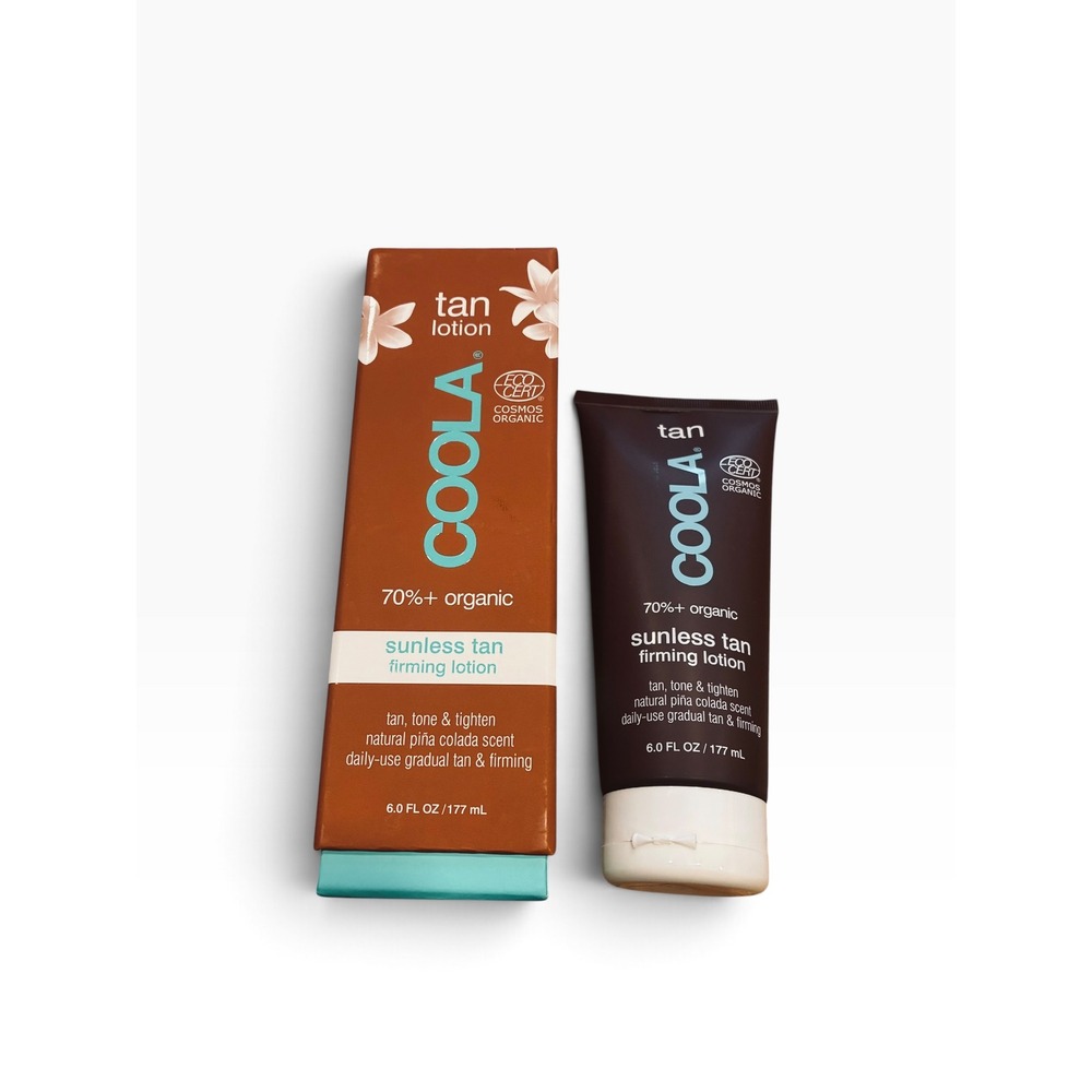 COOLA Organic Sunless Tan Firming Lotion 6 oz 177 ml READ
